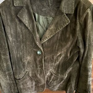 Suede jacket - brown